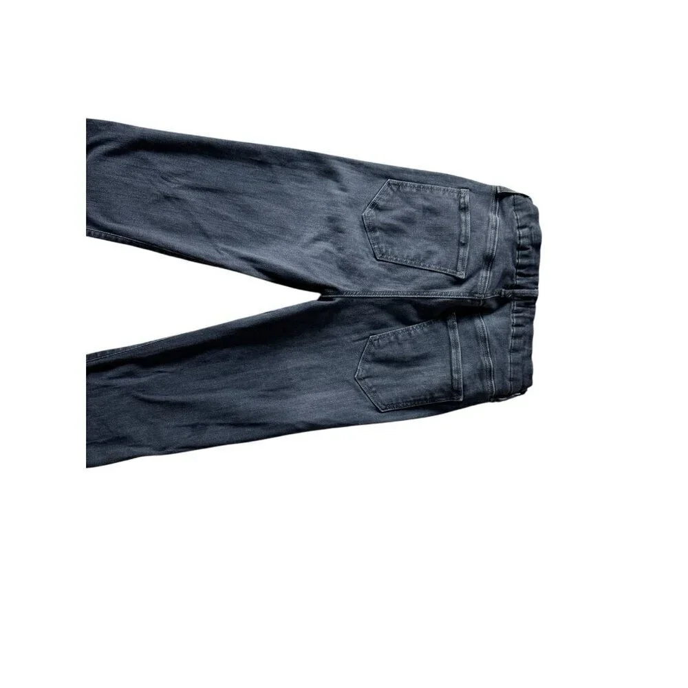 7 For All Mankind Black Ultra High Rise Skinny Boot Cut Denim Jean Size 25 - Picture 12 of 13